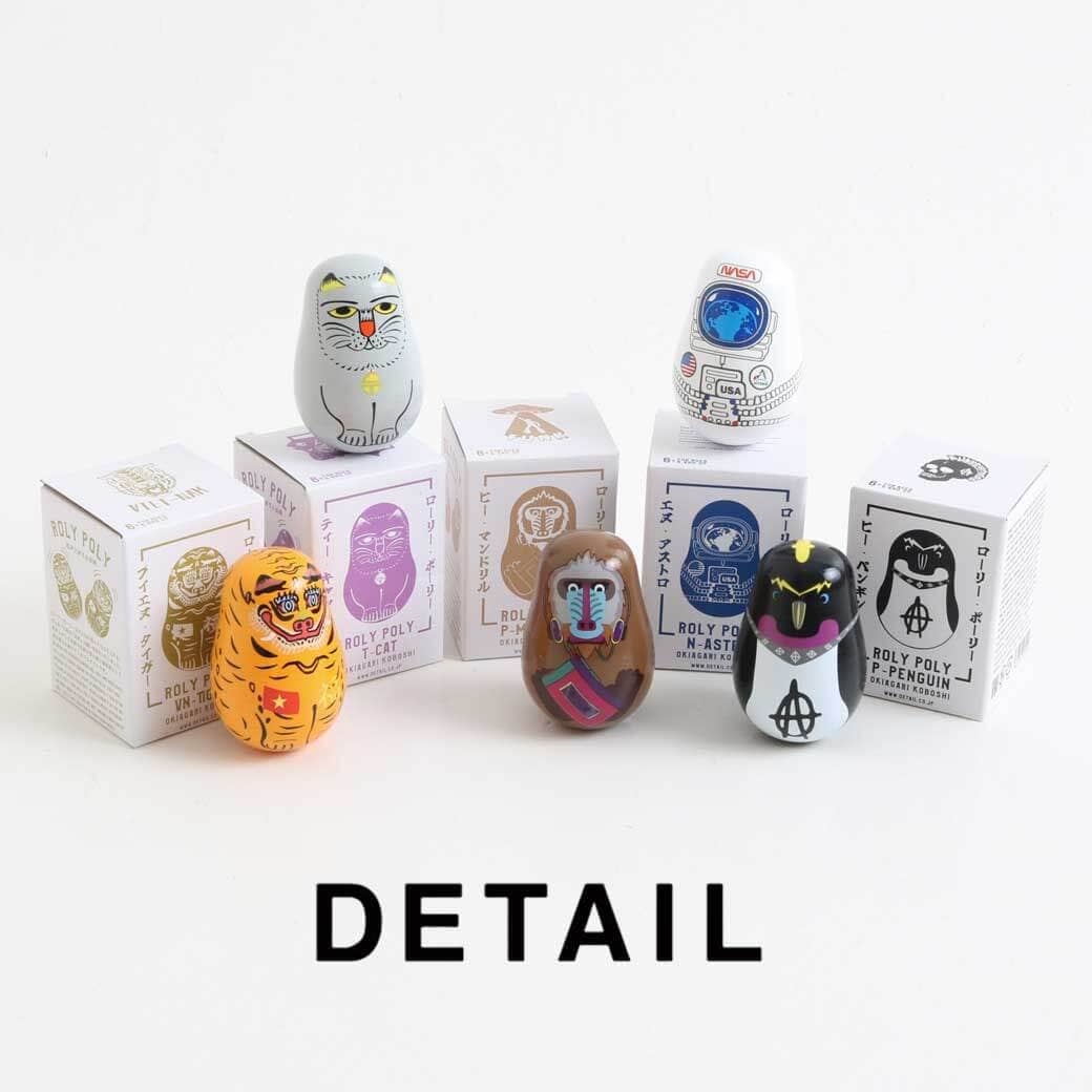 DETAIL ディテール ローリー ポーリー ユニセックス 通年 ウッド スチール VN-Tiger T-Cat P-Penguin P-Mandrill N-Astro ONEサイズ