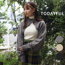 【20％OFF】TODAYFUL トゥデイフル ニット レディース Merinowool Knit Sleeve キレイめ シンプル トップス メリノウール ショート 長袖 12320510 送料無料 ボーンフリー BORN FREE