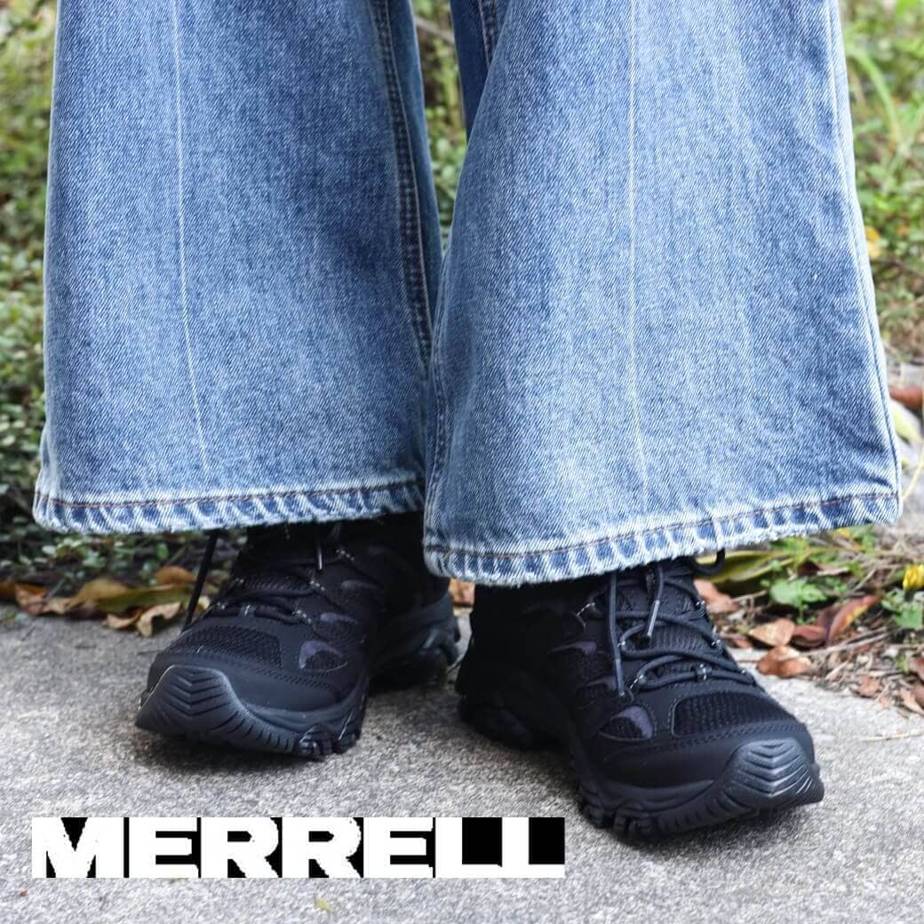 MERRELL メレル MERRELL MOAB 3 SYNTHETIC GORE-TEX モアブ 3 シンセティック ゴアテックス レディース 春夏 合成皮革 メッシュ ラバー ブラック 6h 7 7h 23.5cm 24.0cm 24.5cm