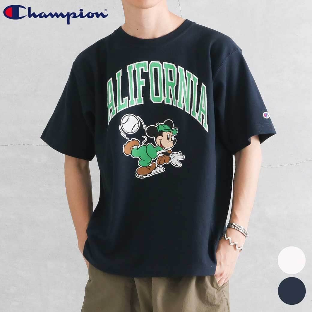 Champion チャンピオン リバースウィーブ(R) ショートスリーブTシャツ メンズ　春夏 綿  ...