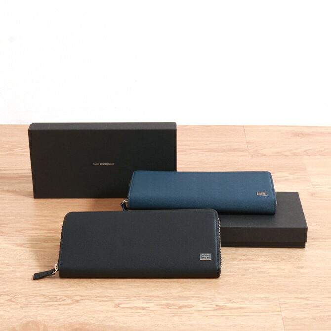 ROUND 吉田かばん PORTER ポーター PORTER CURRENT ポーターカレント WALLET ラウンドファスナー長財布 052-02214 ボーンフリー BORN FREE