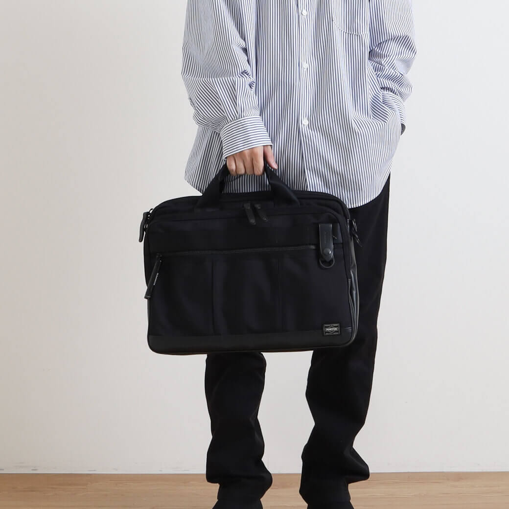 ブリーフケース PORTER ポーター HEAT 2WAY BRIEFCASE ヒート 2ウェイ ブリーフケース 703-07883 ボーンフリー BORN FREE