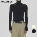 TODAYFUL トゥデイフル Flarecuffs Rib Knit フレアカフスリブニット 12420523 2024年 秋冬 レディース トップス 長袖 ...