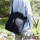 UNTRACK アントラック CITY / DS トートショルダーバッグ トートショルダーバッグ メンズ 通年 ポリエステル綿ボンディング 牛革 black O...