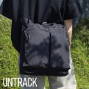 UNTRACK アントラック シティプラス トートショルダーバッグ 2025年 ユニセックス 小物 カバン ショルダー バッグ 送料無料 ナイロン black