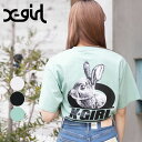 【7/19 20:00~7/26 9:59までP10倍】X-girl エックスガール ツートーン ラビット ショートスリーブTシャツ TWO TONE RABBIT S/S TEE X-girl 105241011022