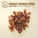 有機 サルタナレーズン 短時間で天日干し 漂白剤や添加物は一切不使用 強い甘みと酸味がまろやか 上品な香りが特徴でギフト