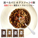 \母の日カードお付けします/パレオ ダイエット グラノーラ 選べる 300g×4個 セレクト 糖質オフ 穀物不使用 無添加 ナッツ 有機シード グレインフリー ...