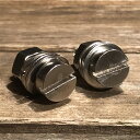 ステンレス製 −平頭ボルトナット 2セット ナンバーボルト「ナ14」