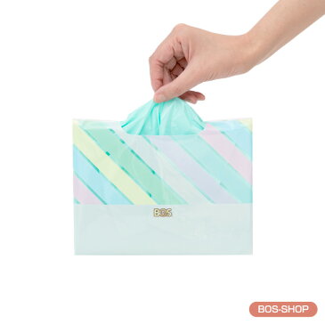 【BOS公式SHOP★ 臭わない袋 BOS (ボス) 】 ストライプパッケージ★Sサイズ30枚入× 3セット 赤ちゃん おむつ おしりふき ペット 犬 猫 うんち 生ゴミ 処理 エチケット袋 サニタリー ごみ におい 対策 臭わない 車 お出かけ さんぽ