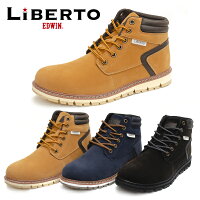 LiBERTOEDWIN/リベルトエドウィンメンズスノトレスノーシューズウインターシューズ防水防滑カジュアルショートブーツL60645BOSあす楽対応_北海道