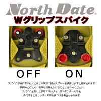 NorthDate/ノースデート/ノースデイトレディーススノーシューズスノーブーツウインターシューズショートブーツ耐水防水防滑WグリップスパイクワンタッチスパイクME7015あす楽対応_北海道BOS