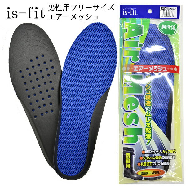 is-fit エアーメッシュ インソール 男性用 メッシュ 