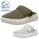 Gomu56 ゴムゴム レディース サンダル サボ クロッグ 厚底 靴 シューズ メッシュ ストレッチ 99-8001 BOS