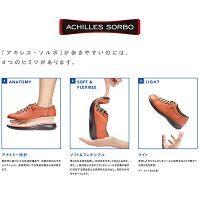 アキレスソルボレディース靴シューズスニーカーコンフォートachilles本革カジュアルゴム紐SRL0520あす楽対応_北海道BOS