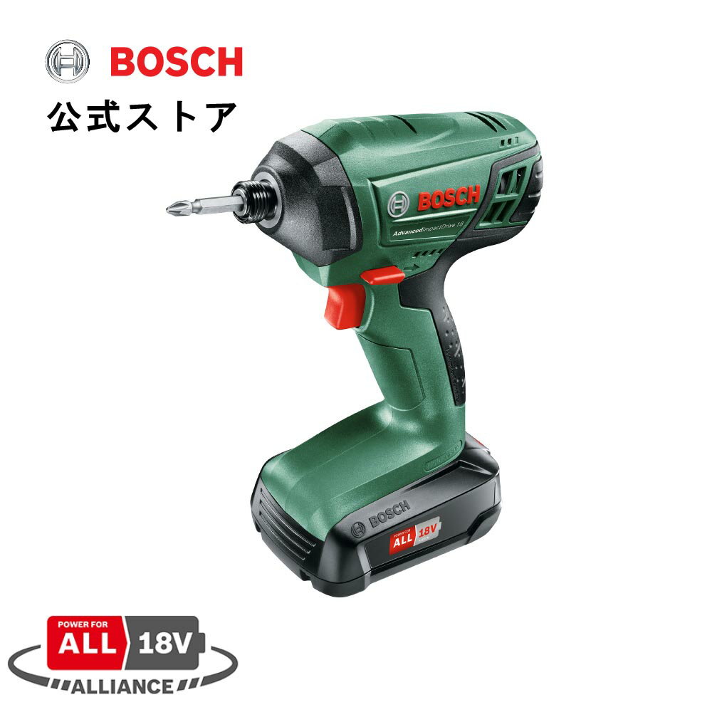 【公式ストア】18Vコードレスインパクトドライバー IPD118(1.5Ahバッテリー1個・充電器・キャリングケース付き) ボッシュ (Bosch)