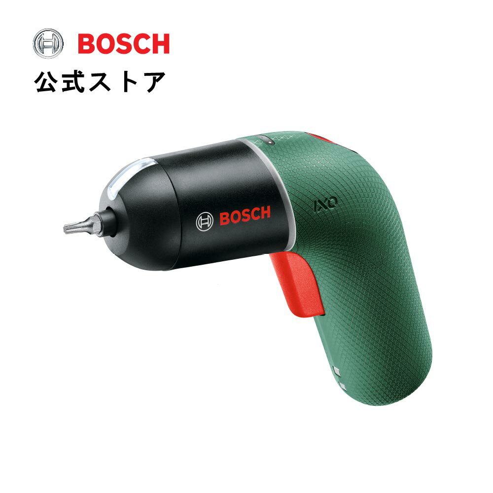 【公式ストア】ボッシュ (Bosch) コードレス電動ドライバー 電動ドライバー充電式 コードレス 充電ドライバー 電動工具 DIY 日曜大工 修理 リフォーム 修繕 おしゃれ LEDライト ダークグリーン 無段変速 正逆転切替 LEDライト (ビット10本・ケース付) IXO6