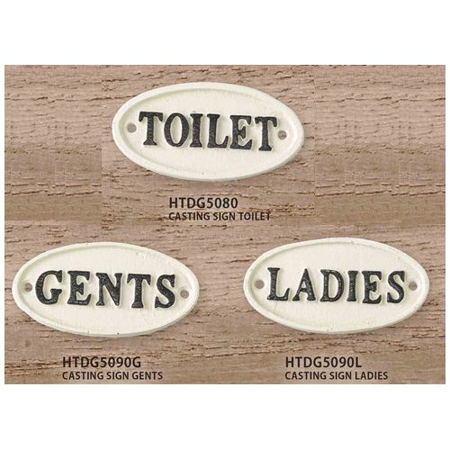 CASTING SIGN TOILET GENTS LADIES HTDG5080 HTDG5090 ◆◆ BL1 SPICE スパイス 看板 オブジェ ディス...