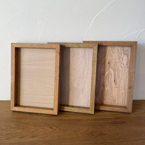 フォトフレーム A4サイズ ミドルブラウン 無垢 BOFKA4-MB □□ bosky フレーム おしゃれ 日本製 木製 フォト シンプル 写真立て オリジナル ウッド ナチュラル ベーシック プレゼント ギフト 職人手作り 新生活 シンプル 木製額縁 （80） 2