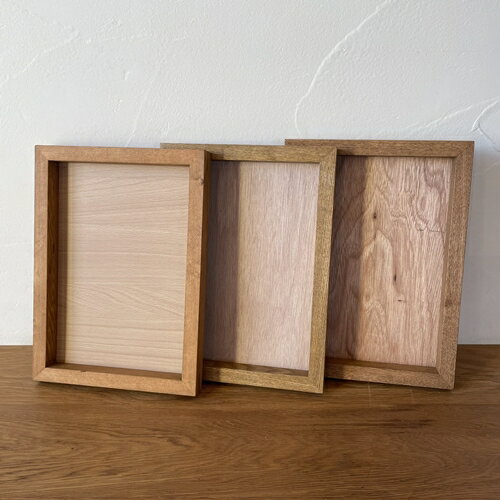 フォトフレーム A4サイズ ミドルブラウン 無垢 BOFKA4-MB □□ bosky フレーム おしゃれ 日本製 木製 フォト シンプル 写真立て オリジナル ウッド ナチュラル ベーシック プレゼント ギフト 職人手作り 新生活 シンプル 木製額縁 （80） 3