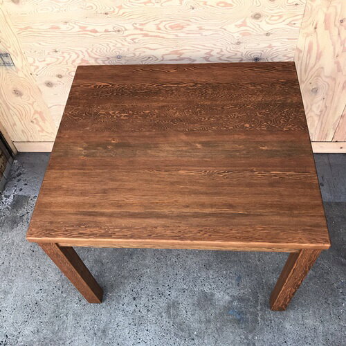 ダイニングテーブル ブラウン diningtable900-br □□ bosky 机 テーブル 食卓 ダイニング 角脚 角型 四角 茶色 茶 インテリア 国産 日本製 シンプル ナチュラル 北欧 職人手作り 新生活 お洒落 モダン [3]