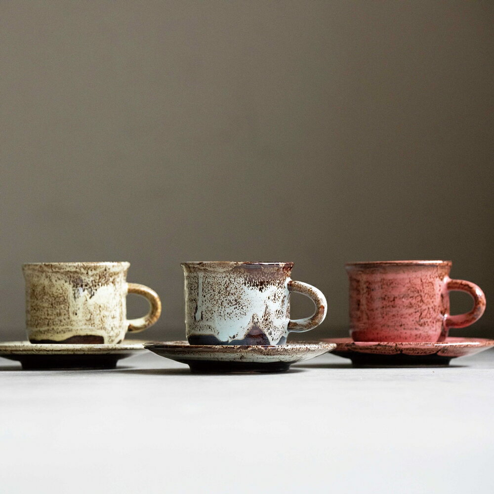 AMBER カップ＆ソーサー MUG＆PLATE AG-AB □□ CR2 ANGLE マグカップ マグ コップ プレート カップ カップソーサー コーヒーカップ コーヒー 珈琲 紅茶 ティーカップ カフェ キッチン 食器 雑貨 陶器 うつわ インテリア（80）
