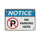 エナメル ノーティス サイン ノー パーキング ENAMELED NOTICE SIGN NO PARKING サインプレート h20-0144np □□ AR3 DULTON ダルトン 駐車禁止 ドア 壁付 店舗サイン インテリア 雑貨 DIY 新築 新居（60）