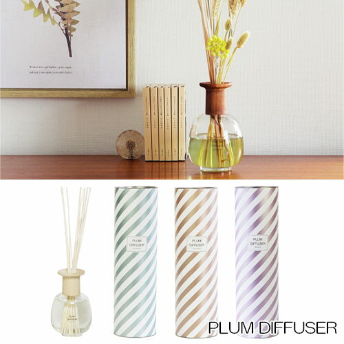 商品説明 PLUM DIFFUSER コロンとしたフォルムが可愛いディフューザー。 ドライフラワーを挿してフラワーアレンジメントも楽しめます。 ※ドライフラワーのみ可能です。ドライフラワーは付属しません。 そのまま贈り物にできるスタイリッシュなパッケージ仕様です。 ※こちらの商品は発火の危険性がある為、運送会社の規定により「沖縄・離島」へのお届けが出来かねます。 恐れ入りますが当店にてキャンセル処理をさせて頂きます。 詳細 ■素材：ガラス、ウッド ■サイズ：Φ100 x H 180 mm ■パッケージサイズ：Φ120 x H 420 mm ■重さ：1200g/600ml ■種類：「CLEAR FRUITS」 大きさは2タイプ、香りは3種類あるのでお好きなタイプをお買い求めください。 爽やか(CLEAR FRUITS)甘い(RASPBERRY GARDEN)優しい(MAGNOLIA) CLEAR FRUITS RASPBERRY.G MAGNOLIA ミニサイズはこちら CLEAR FRUITS RASPBERRY.G MAGNOLIA 商品について ◆商品によって色、柄、サイズ、形状が多少異なる場合があります。 天然素材の風合いとしてお楽しみください。◆アンティーク加工されている商品は、色ムラ・サビ・ワレ・カケ・ヒビ・塗装はがれ・スキマ等は最初からあり、時間が経つにつれ起こる場合もございます。予めご了承ください。 ◆ガラス製品には、製造上、傷・気泡がある場合がございますのでご了承ください。 ◆木製品につき、節や木目、割れや荒木部分による表情の違い、色味の差等の個性があります。天然素材の温かい風合いをお楽しみ下さい。 注意事項 ※撮影で使用されている小物はすべて演出のために使用しており、製品には含まれておりません。 ※画面上と実物では多少色具合が異なって見える場合もございます。ご了承ください。 ※多店舗運営のためご注文と同時に在庫切れになる可能性もございます。ご理解のうえ、ご注文をお願いいたします。 その他 ⇒☆magnet☆ ⇒☆新着アイテム☆ ⇒☆セール・アウトレット☆プラム ディフューザー CLEAR FRUITS 2534 □□ AR☆ magnet フレグランス 芳香剤 香水 玄関 リビング インテリア 雑貨 プレゼント