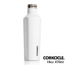 ステンレス ボトル CORKCICLE CANTEEN 16OZ White 2016GW □□ BL2 SPICE コークシクル キャンティーン 470ml ホワイト 水筒 タンブラー ボトル コンパクト ステンレス 保冷 保温 プレゼント （60）