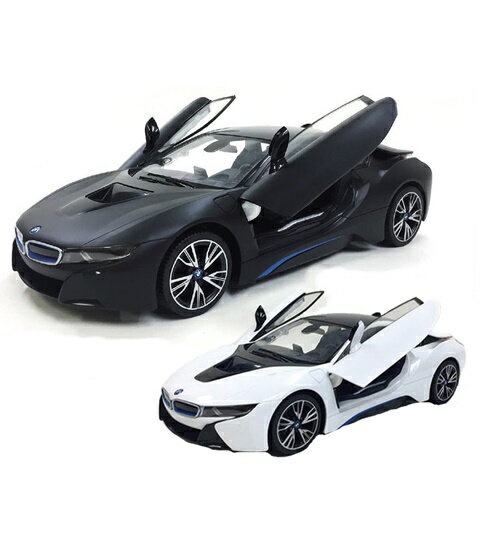 オンロードカー ラジコン BMW i8 ブラック ホワイト 2.4GHz 9168 □□ M4 トップエース 車 高級車 外車 自動車 おもちゃ 子供 フルファンクション ドア電動 開閉 自動 誕生日 プレゼント バースデー 黒 白 クリスマス （140）