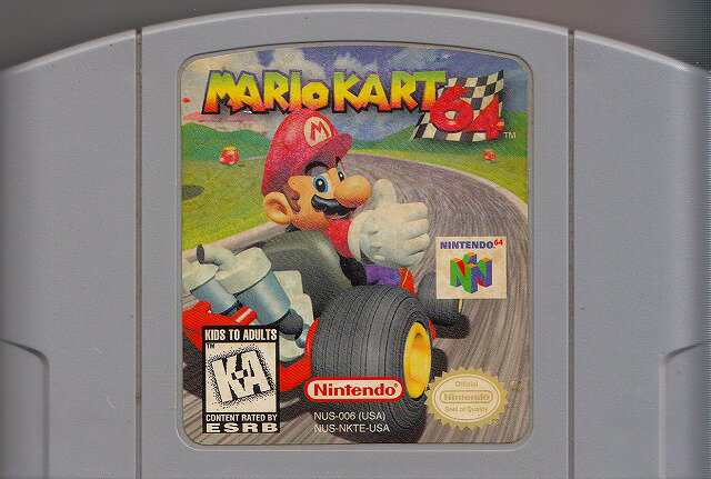 【中古】 NINTENDO64ソフト (N64) 北米版 MARIO KART64 マリオカート64（ソフト単品）