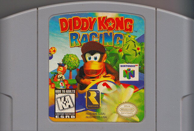 【中古】 NINTENDO64ソフト (N64) 北米版 DIDDYKONG RACING ディディーコングレーシング（ソフト単品）