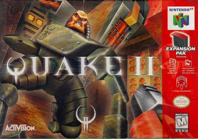 【中古】 NINTENDO64ソフト (N64) 北米版 QUAKE II クエイク(外箱イタミ有)