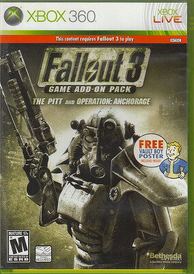 【中古】 Xbox360　北米版 Fallout 3 THE PITT AND OPERATION ANCHORAGE フォールアウト 3