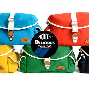 【送料無料】一眼レフ カメラバッグ ショルダーバッグ 女子 MOUTH マウス Delicious Tackle Bag デリシャス タックルバッグ 日本製 MJS14035-KON コン ネイビー レトロ おしゃれ 日本製 大阪製 男女兼用 ペア キャンバス 帆布 メンズ レディース