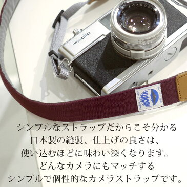 カメラストラップ 一眼レフ ミラーレス Delicious Camera Strap 30ミリ MJC13028-30mm GREEN グリーン MOUTH マウス 男女兼用 日本製 おしゃれ 帆布 カメラ女子 キャンバス かわいい カメラ ネックストラップ