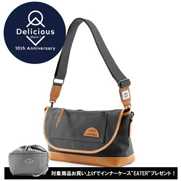 【期間限定インナーケースプレゼント】 カメラバッグ 一眼レフ ショルダーバッグ MOUTH マウス Delicious mark-1 デリシャスマークワン MJS11019 日本製 CHARCOAL チャコール 日本製 大阪製 MadeinJAPAN ミラーレス キャンバス