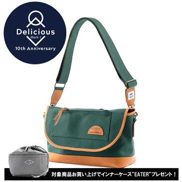 【期間限定インナーケースプレゼント】 カメラバッグ 一眼レフ ショルダーバッグ MOUTH マウス Delicious mark-1 デリシャスマークワン MJS11019 日本製 GREEN グリーン 日本製 大阪製 MadeinJAPAN ミラーレス キャンバス