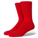 X^X \bNX STANCE SOCKS C ICON RED Y \bNX M311D14ICO#RED