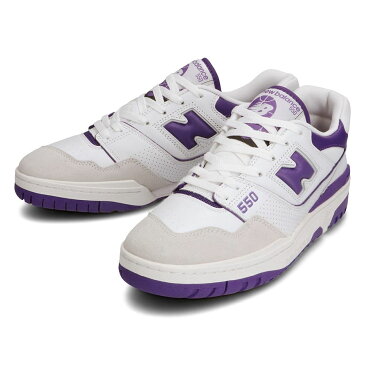 ニューバランス new balance B550 WHITE/PURPLE メンズ スニーカー BB550WR1