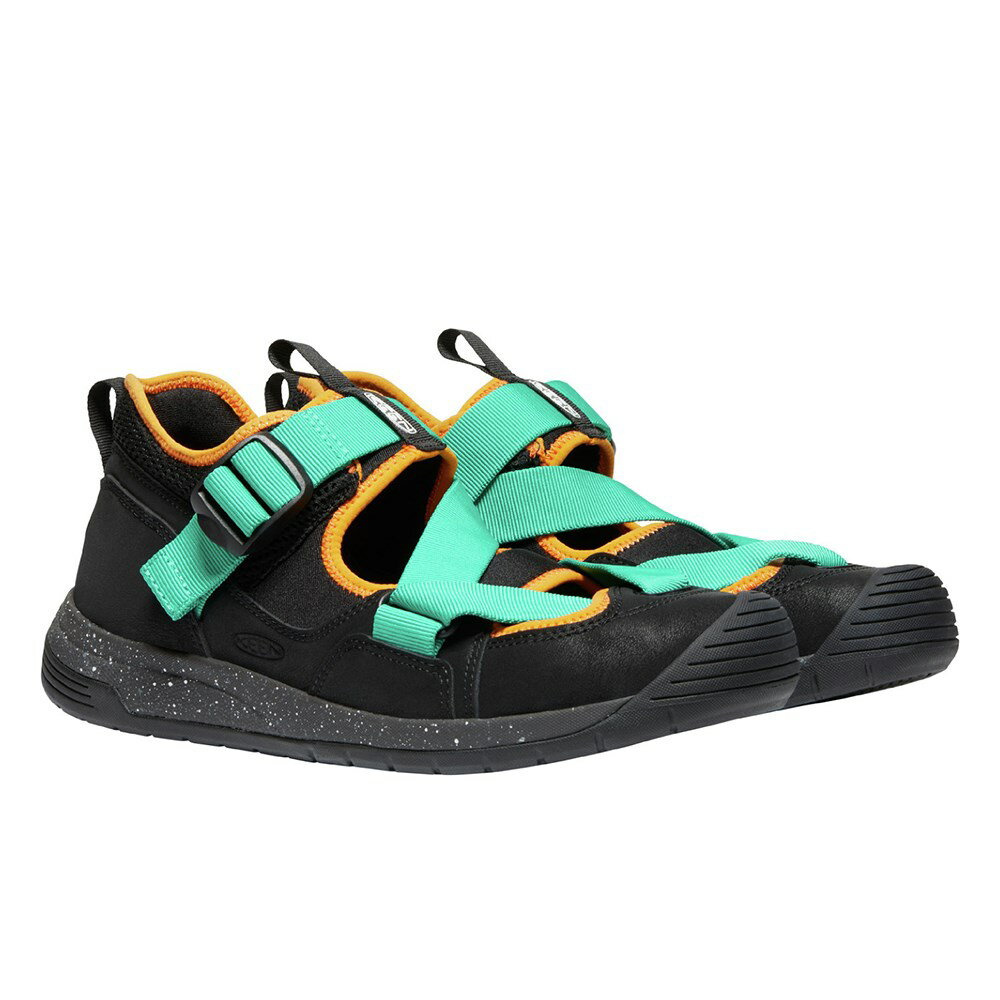 キーン ゼラポート トレイル KEEN ZERRAPORT TRAIL M-BLACK/PEACOCK GREEN メンズ サンダル 1025001