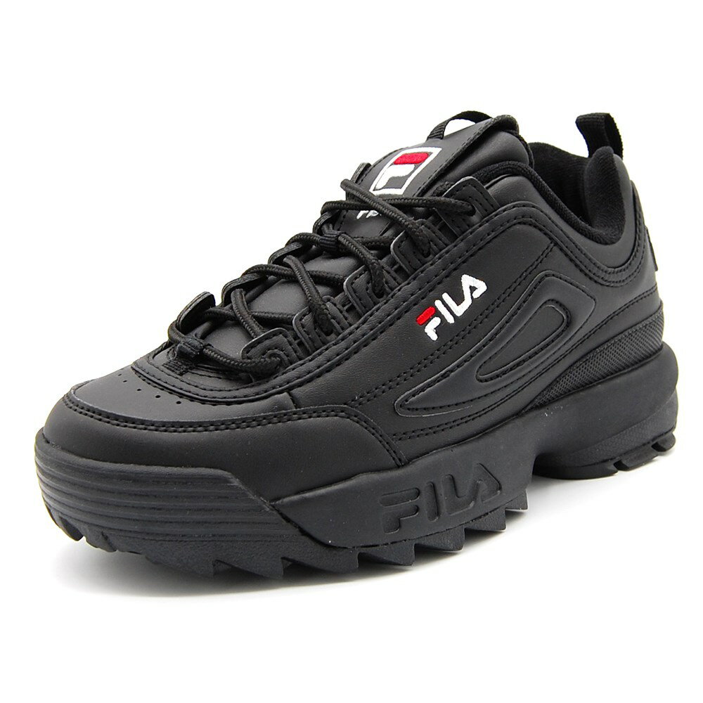 フィラ ディスラプター2 FILA DISRUPTORII ブラック メンズ レディース スニーカー 黒 厚底 プラットフォームF0215-1073 F0540-0025