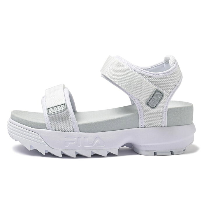 【SALE】 フィラ ディスラプター ウェッジ サンダル 2 FILA Disruptor Wedge Sandal 2 WHITE/SILVER レディース サンダル 厚底 ウェッジソール WSS21081-102