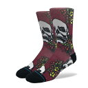 X^X STANCE SKULLIE CREW MAROON Y \bNX A555C23SKU-MRN