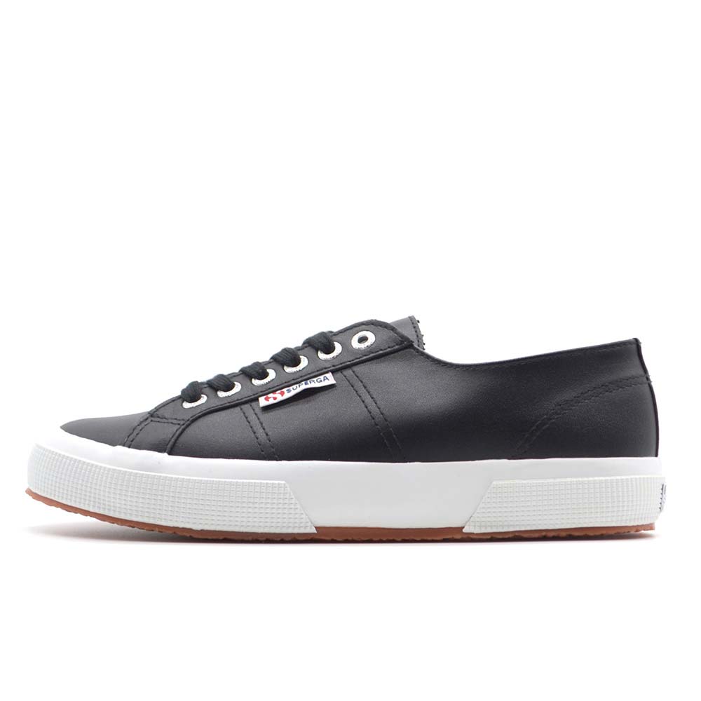 スペルガ レザースニーカー レディース スペルガ SUPERGA 2750-NAPLNGCOTU BLK/WHT レディース メンズ レザー スニーカー S8115BW-C39