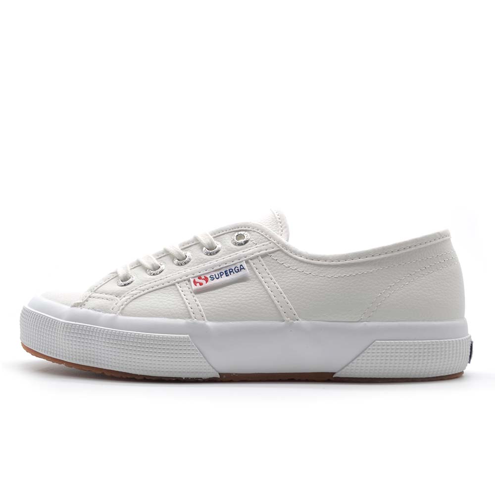 スペルガ レザースニーカー レディース スペルガ SUPERGA 2750-TUMBLED LEATHER WHITE メンズ レディース レザー スニーカー 1S009VH0-900