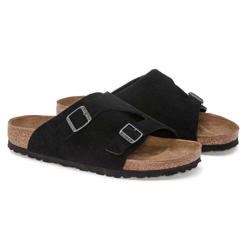 ビルケンシュトック チューリッヒ スエードレザー BIRKENSTOCK ZURICH Suede Leather ブラック メンズ サンダル レギュラー幅 1025045