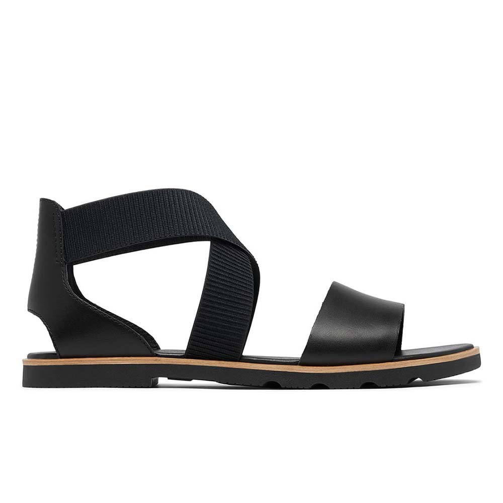 ソレル エラクラシックサンダル SOREL ELLA CLASSIC SANDAL Black, Black レディース サンダル NL5076-010