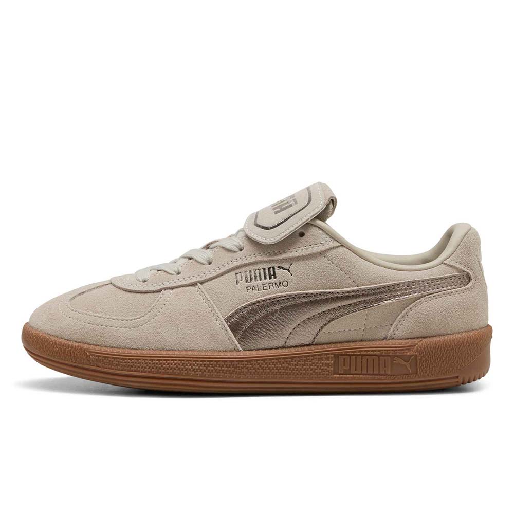 プーマ パレルモ プレミアム メタリック PUMA PALERMO PREMIUM METALLIC DESERT DUST-GUM メンズ レディース スニーカー 404021-01
