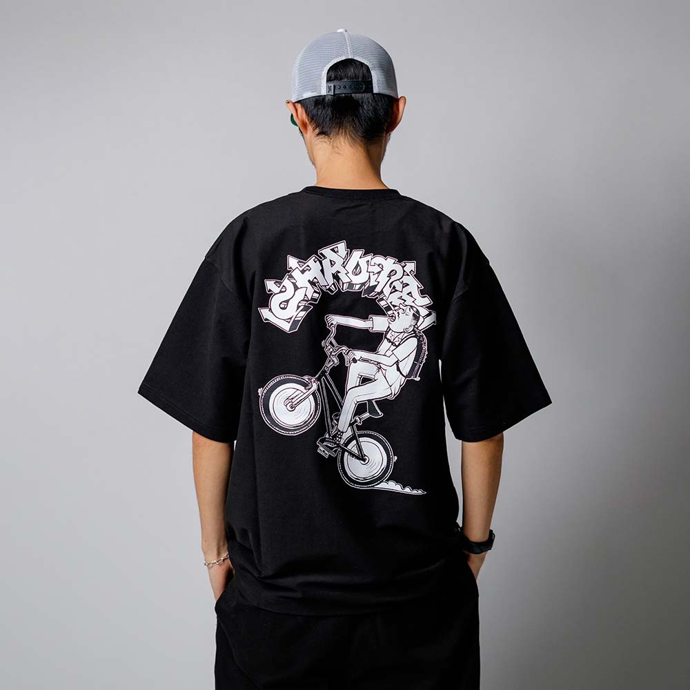 クローム ライムストーン ケーブ ティー ワイドフィット ESOW ver.1 CHROME LSC TEE WIDE FIT ESOW ver.1 BLACK メンズ Tシャツ 鍾乳洞Tシャツ JP246BK